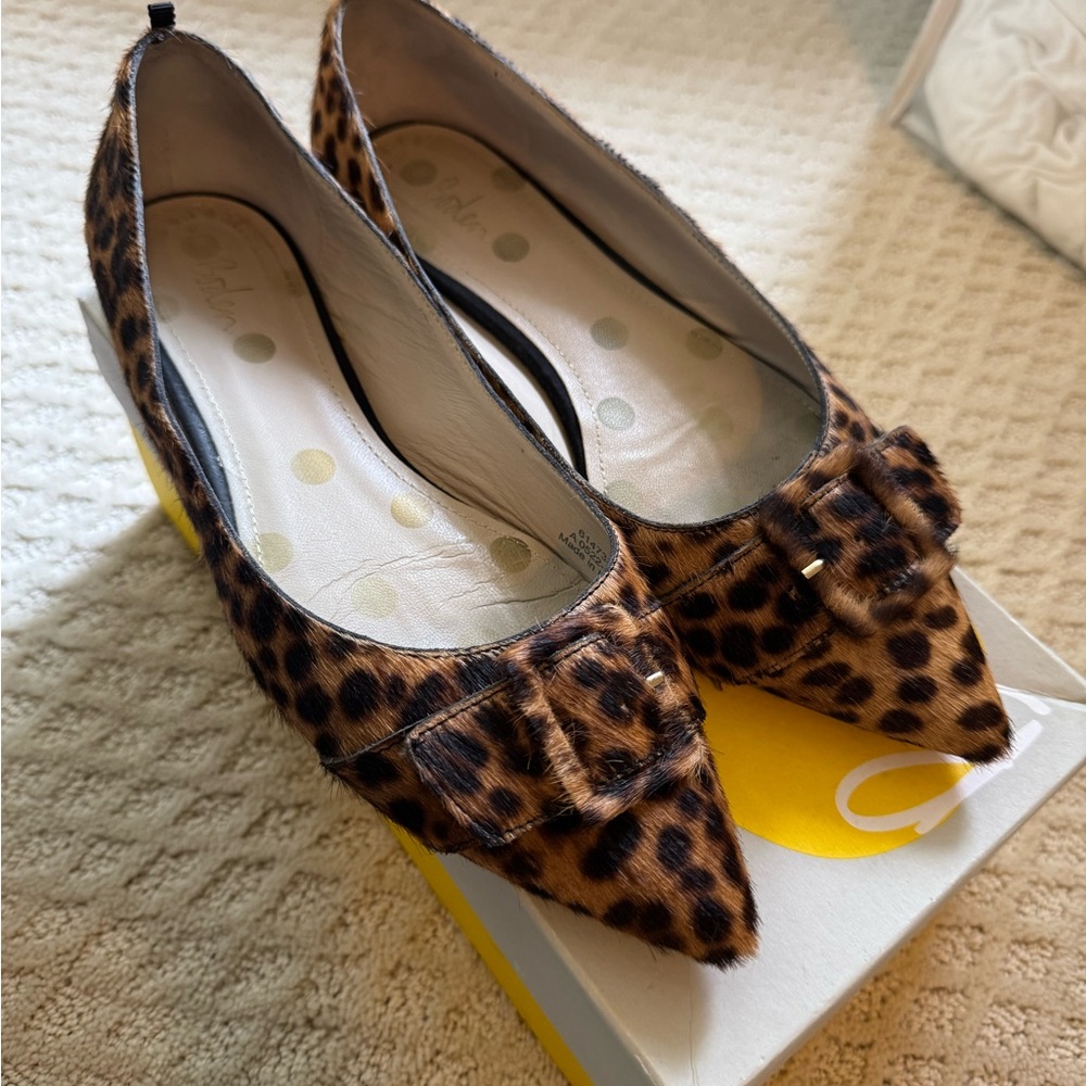 Boden Leopard Print Women's Flats